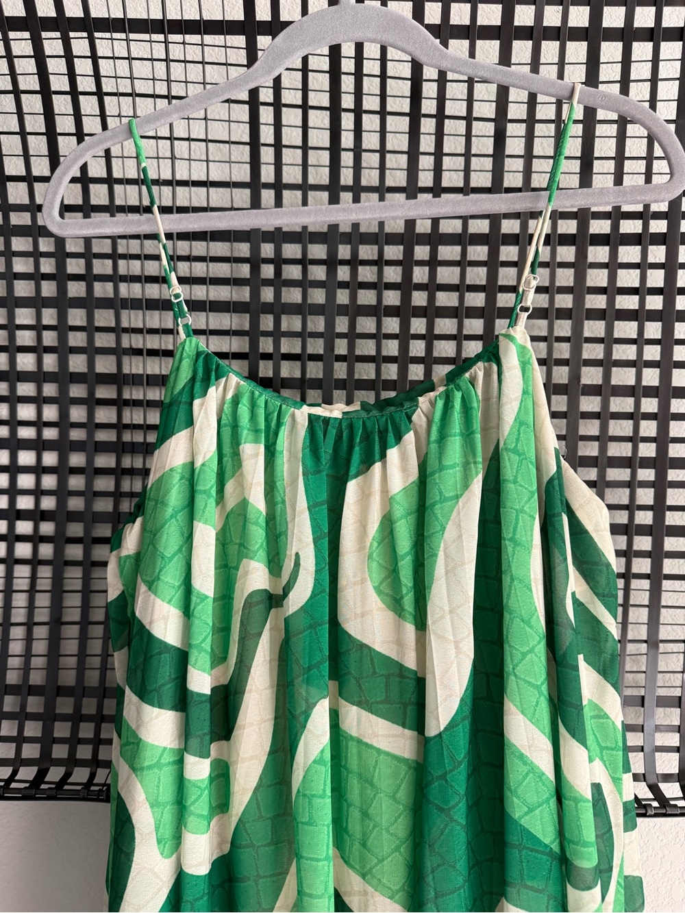 Farm Rio square neck pleated a-line dress - Picture 6 of 7